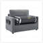 Canapé-lit simple avec matelas pliable, table d'appoint, pochette de rangement et ports USB pour le confort et la commodité du salon-118133049
