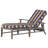 Croquet Teak Chaise Without Wheel - Oyster-70063431-70191766-70192658