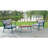 Ibon 2 - Person Patio Dining Set with Rectangular Table , Cushions Included