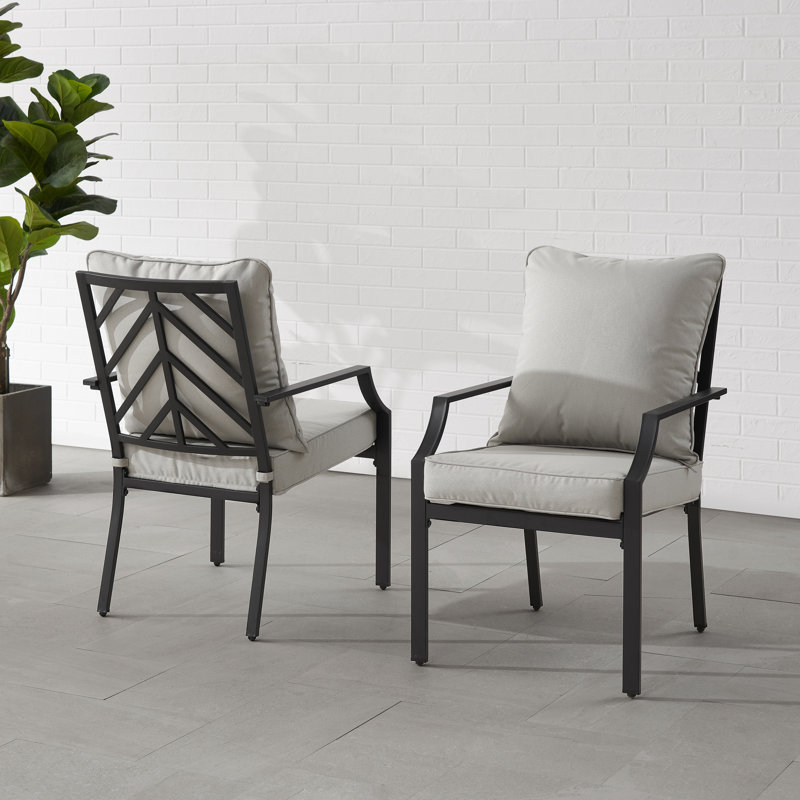 Chaise de patio avec coussin Tollstrup, Non