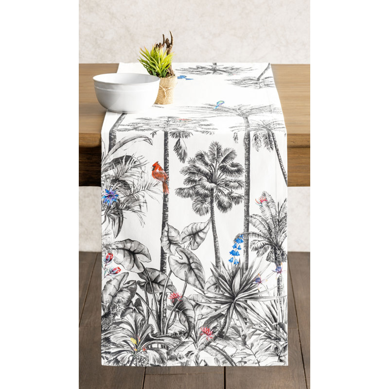 100% Cotton Table Runner, 72" x 14.5"