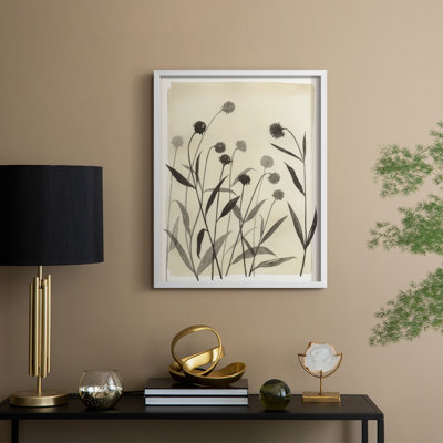 Summer Echinachea I Framed Print - Solid Wood