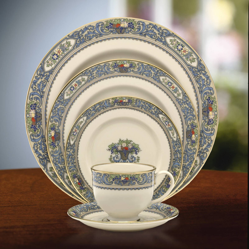 Lenox 116890610 Autumn 5-Piece Place Setting, Dishwasher-Safe, Multicolor