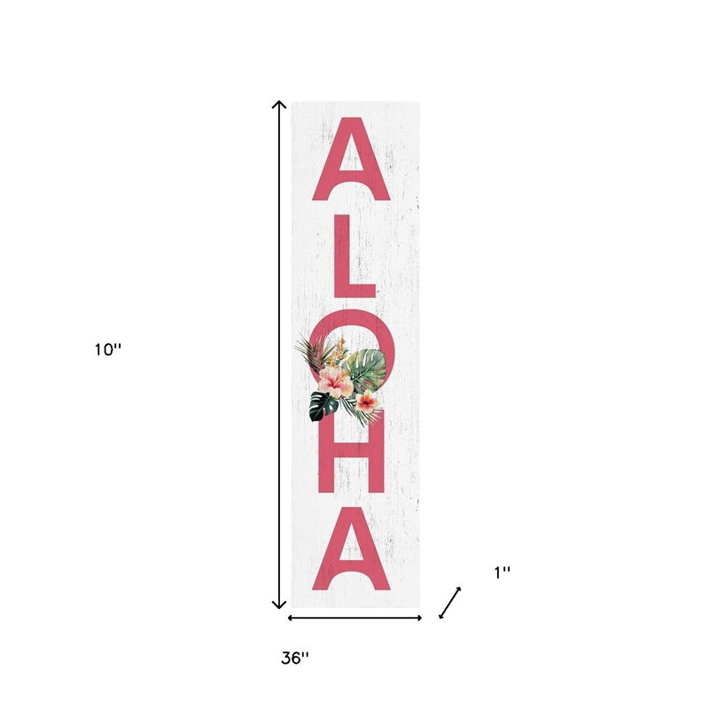 Enseigne de porche 36 po Aloha