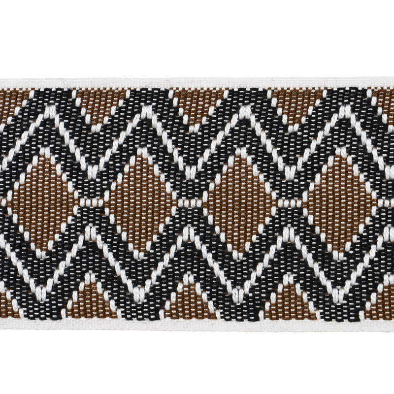 A Rum Fellow Pinula Tape Fabric, Umber