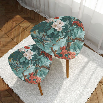 Ensemble de 2 tables gigognes Triangle Nesting