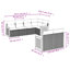 Ensemble de canapé de jardin Vidaxl PE-129483110