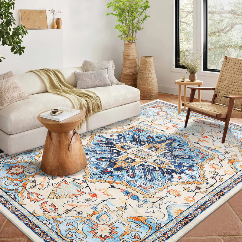 Tapis Venna avec envers antidérapant, Rectangle 8 pi x 10 pi