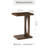 Rustic C Shaped Side Table