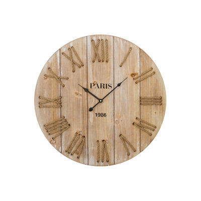 Callie Wood Wall Clock