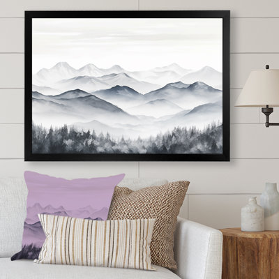 Morning Fog Mountain Wonder - Mountains Wall Art