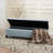 Ottoman with Storage, Contemporary Tufted for Living Room/Foyer/Bedroom, 51”W | Black | Wood-86033307