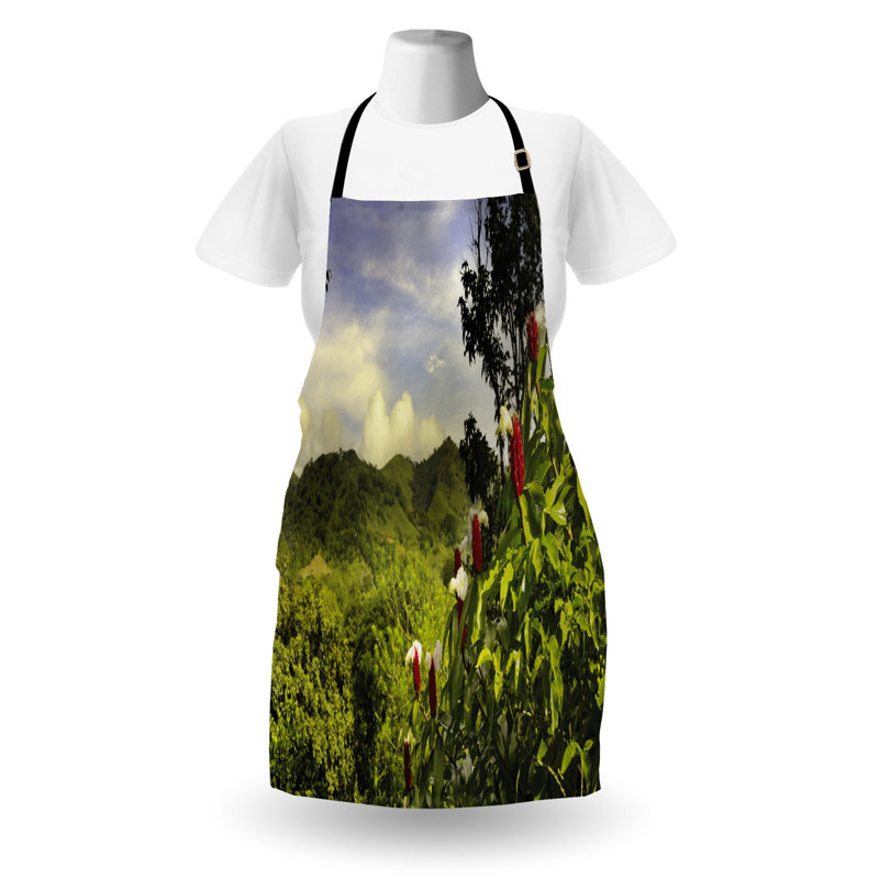 No Pattern Bib Apron