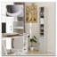 Armoire de rangement de 72 po de hauteur avec tablettes à 6 niveaux et conception anti-basculement