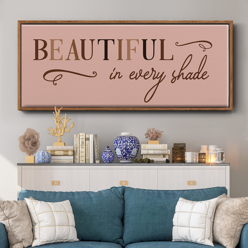Every Shade - Toile encadrée, H 24 po x l 60 po