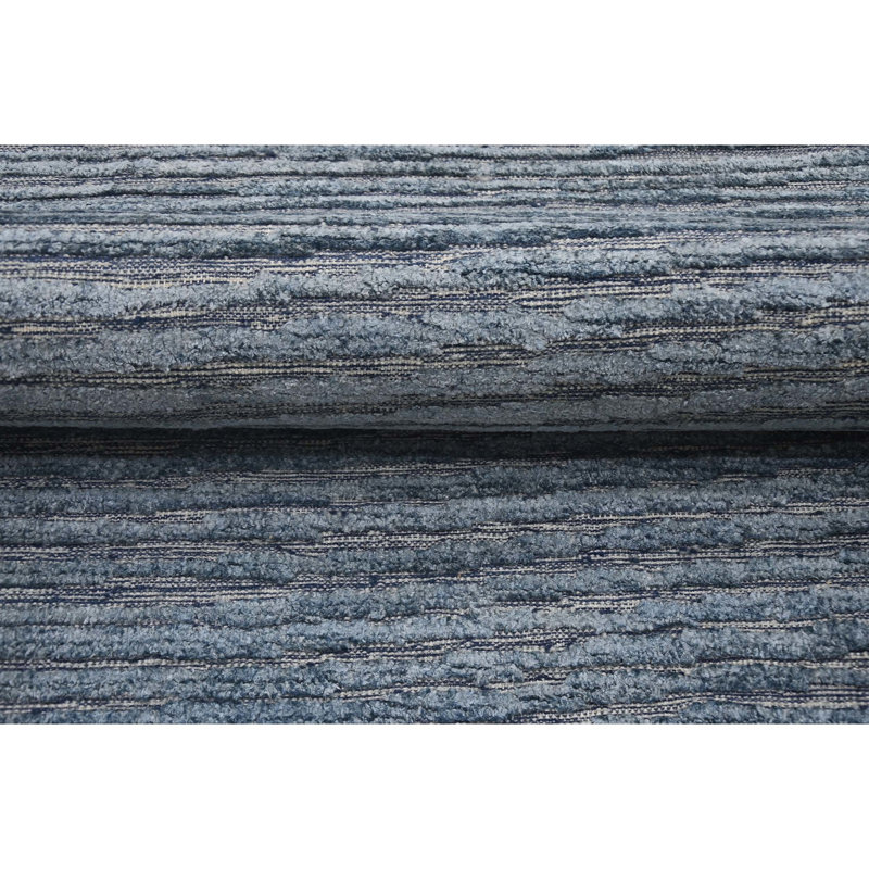 Area Rug in Blue/Gray, Rectangle 10' x 14'