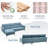 Upholstered L-Shaped Sectional Left Hand Facing