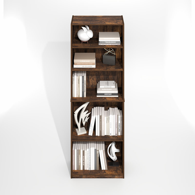 Bibliothèque ajustable à 5 niveaux Simply Home, Chêne ambré