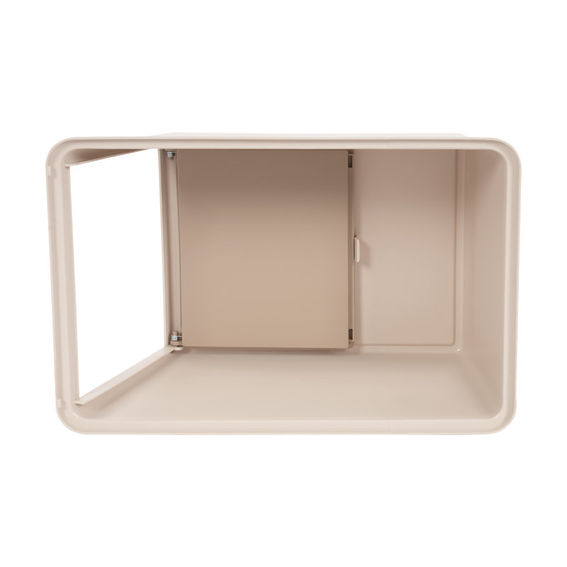 Poubelle 8 gallons avec couvercle, Kaki