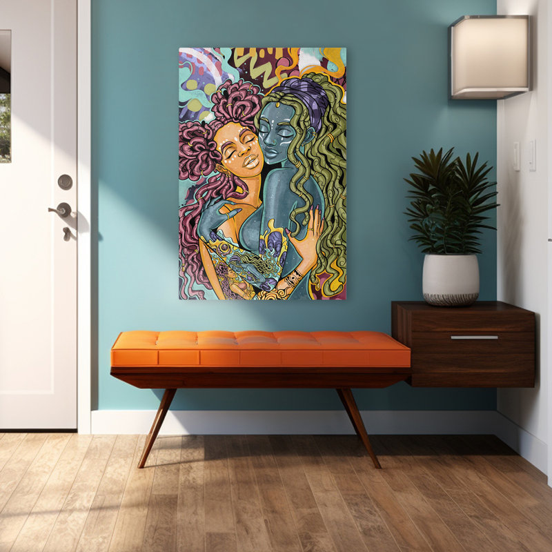 «Forever Original» - art figuratif multicultural, H 48 po x l 32 po