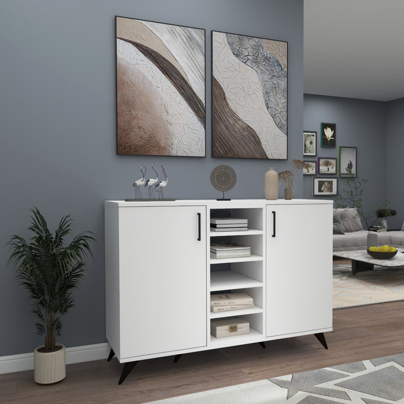 Abilynn 120cm Sideboard, White