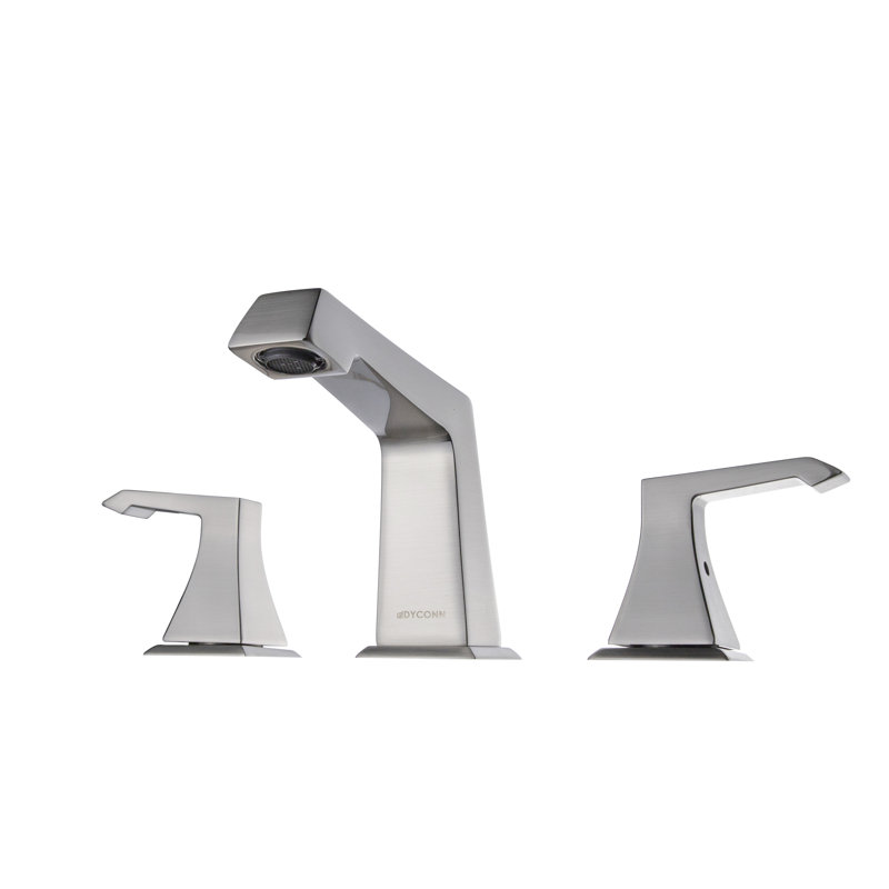 Widespread 2-handle Bathroom Faucet, Brushed Nickel