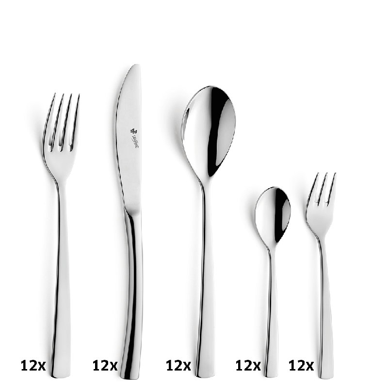 68-Piece 18/10 Stainless Steel Cutlery Set for 12 People
