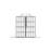 46" X 72" Black Shower Screen For Walk-In - Tempered Glass, Reliable Mount Steady Upper Bar