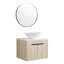 Ensemble de meuble-lavabo moderne 24 po avec lavabo en céramique, meuble-lavabo mural en chêne blanc avec porte à fermeture douce-1708659800