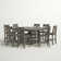 Helmsley - Person Extendable Pine Solid Wood Solid Wood Top Pedestal Dining Set