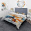 Ensemble de housse de couette en microfibre / polyester coloré Mid Century Retro Reflections III-1868014594