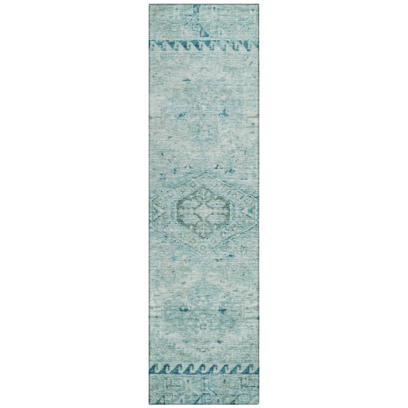 Machine Washable Indoor/Outdoor Chantille ACN2357 Traditional Rug, Runner 2'3" x 7'6"