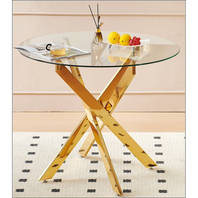 Table de salle à manger Golden, H 29,13 po x l 35,43 po x P 35,43 po