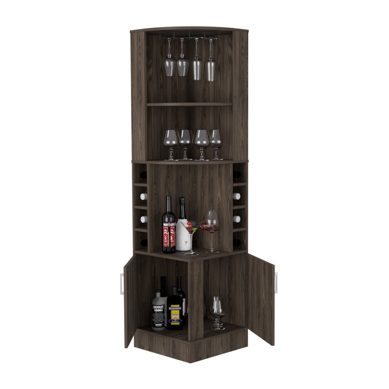 Bar Syrah, deux tablettes extérieures espresso