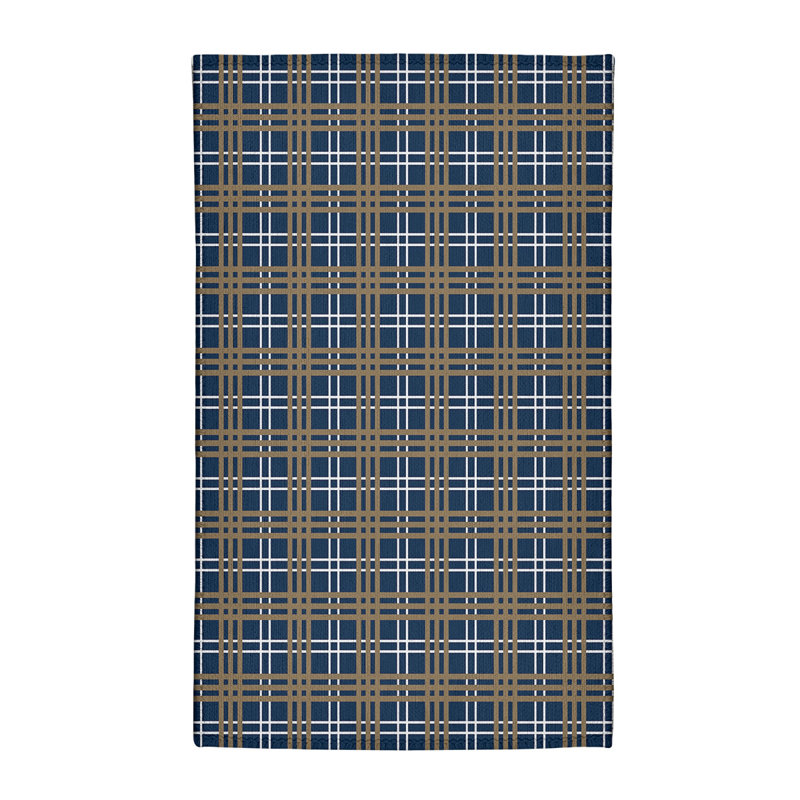 Tapis à carreaux bleu, Rectangle 2 pi x 3 pi