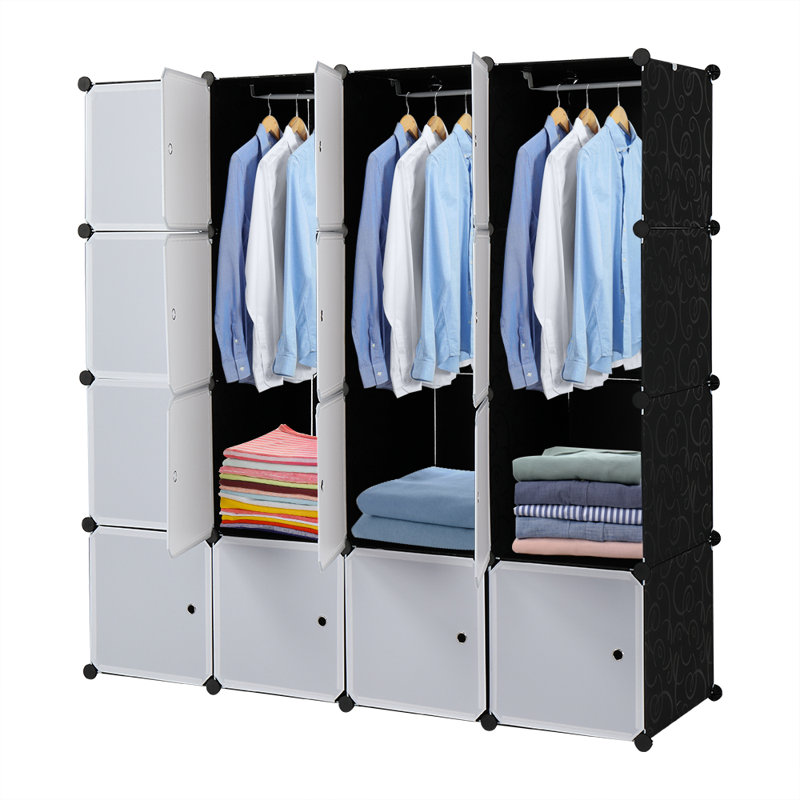 Huguley 20 Door Plastic Wardrobe