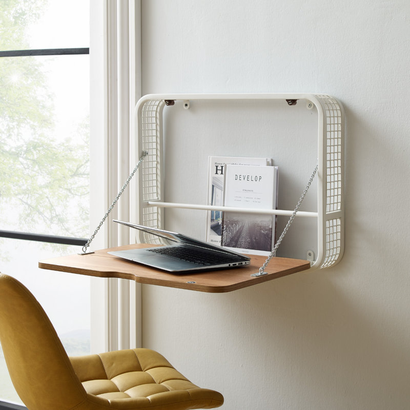Royston 24" Floating Desk, White