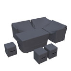 Atvars Wicker Outdoor Seating Group Cover
