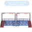 Leonide Brown Cherry / Cream Panel Bed