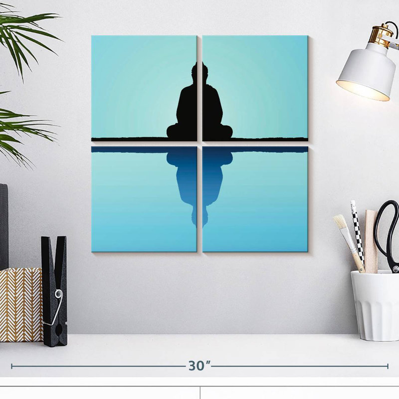 Adella Meditating Buddha Silhouette