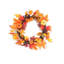 60cm Lighted Fall Wreath for Front Door Halloween Thanksgiving Decoration