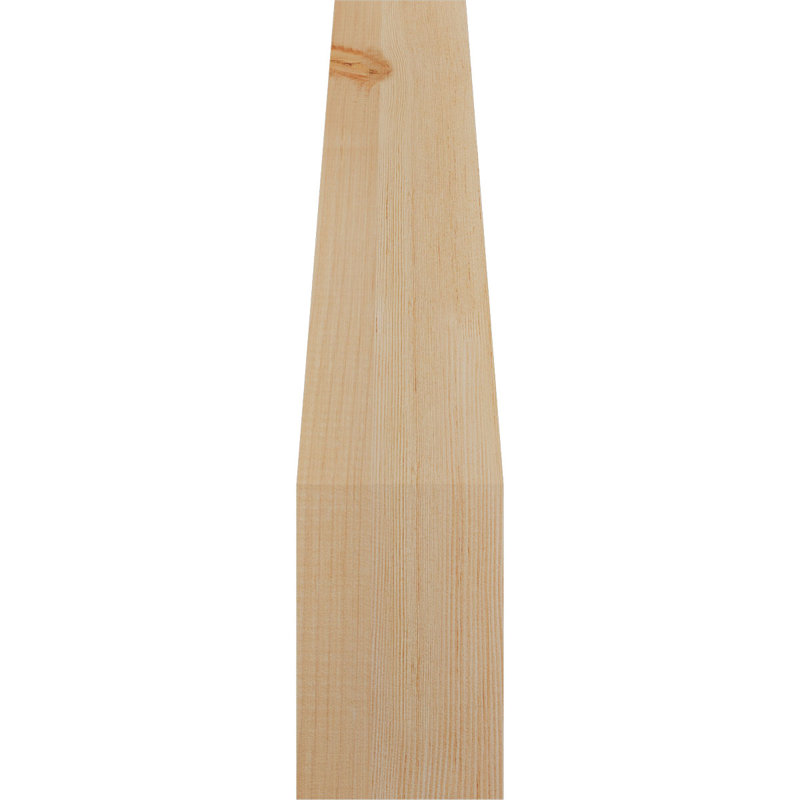 Attelle de genou olympique, Sapin de Douglas, H 26 po x l 5,5 po x P 18 po, Attelle lisse