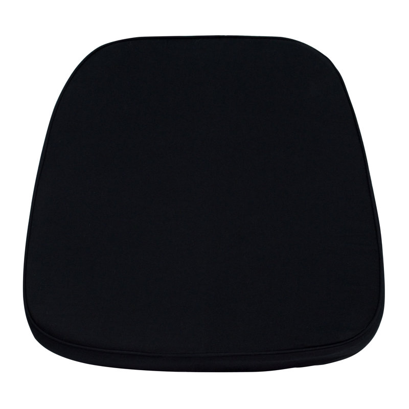 Chiavari Soft Fabric Chiavari Chair Cushion, Black