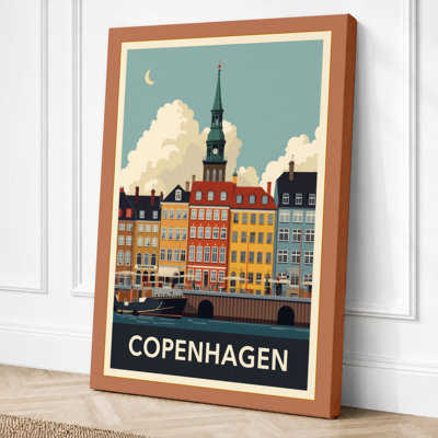 Postcard From Copenhagen Vintage - Print