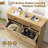 Tilt-Out Fluted Laundry Hamper Cabinet-290214838