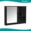 Pharmacie murale 36 "avec porte miroir-1071168043