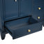 Lavabo de salle de bain autoportant 35,6 po Mid-Century avec beaucoup de rangement-1345573875
