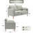 Lagoa 60" W Boucle Square Arm Loveseat-1553399630