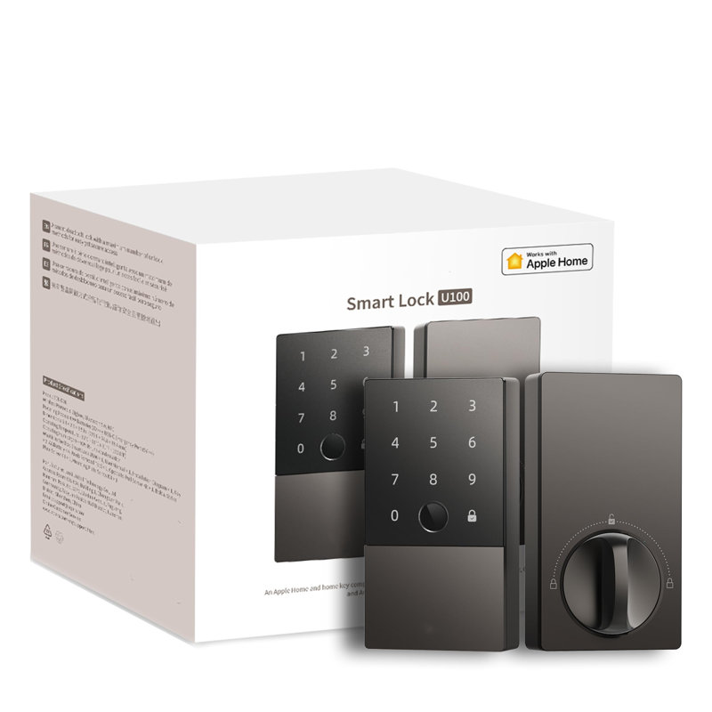 Aqara Gray Bluetooth Electronic Deadbolt with Touchscreen