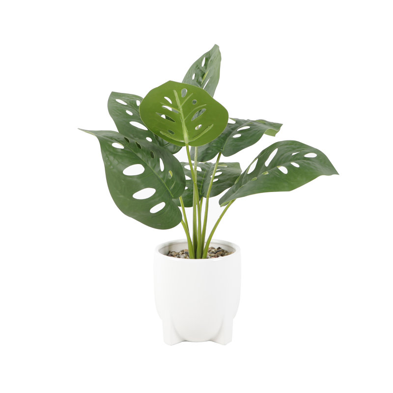 14'' Faux Foliage Tree in Ceramic Pot